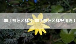 1加手机怎么样（1加手机怎么样好用吗）